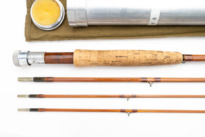 Payne Model 202H Fly Rod 8' 3/2 #6 - handle grip and reel seat detail