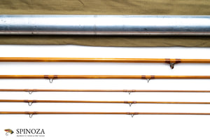 Payne 208 Bamboo Fly Rod 9' 3/3 #5/6 - rod sections with guides and wraps