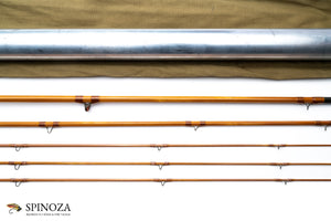 Payne 208 Bamboo Fly Rod 9' 3/3 #5/6 - rod sections with guides and wraps