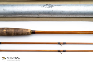 Payne Bamboo Fly Rod 8' 2/2 #5/6 - rod sections with guides and wraps