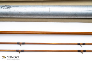 Payne Bamboo Fly Rod 8' 2/2 #5/6 - rod sections with guides and wraps