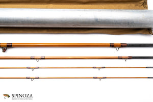 Payne Model 204 Bamboo Fly Rod 8'6" 3/2 #5 - rod sections with guides and wraps