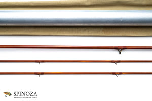 Payne Parabolic Bamboo Fly Rod 7'9" 2/2 #5 - rod sections with guides and wraps
