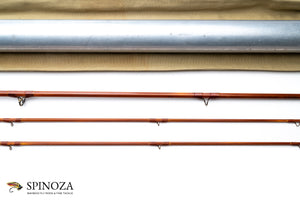 Payne Parabolic Bamboo Fly Rod 7'9" 2/2 #5 - rod sections with guides and wraps