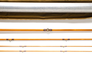 Payne 204 Fly Rod 8'6" 3/2 #5 - rod sections with guides and wraps