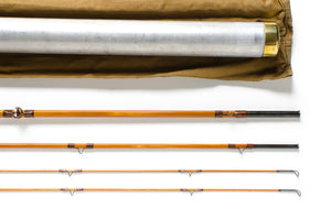 Payne 204 Fly Rod 8'6" 3/2 #5 - rod sections with guides and wraps