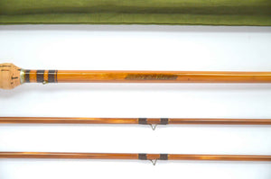 Payne Parabolic Fly Rod 7'10" 2/2 #4 - maker signature and rod markings