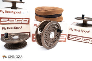 Sage 504 L Fly Reel with Three Extra Spools