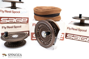 Sage 504 L Fly Reel with Three Extra Spools