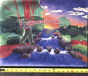 R.L. Winston Prototype Bamboo Rod 8'3" 2/1 #5 - ferrules and tip tops detail