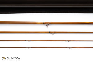Scott SC774/3 Model Bamboo Fly Rod 7'7" 3/2 #4 - rod sections with guides and wraps