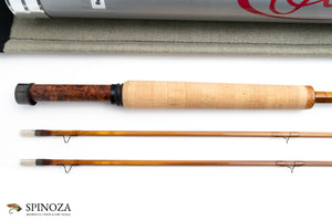 Scott / Bernard Ramanauskas Bamboo Fly Rod 7' 2/2 #4 - handle grip and reel seat detail