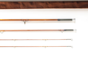 Scott Bamboo Fly Rod 7'2" 3/2 #3 - ferrules and tip tops detail