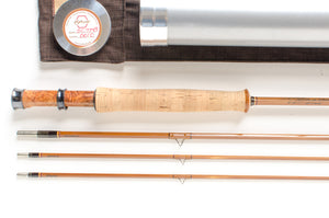 Scott SC 7743 Bamboo Fly Rod 7'7" 3/2 #4 - handle grip and reel seat detail