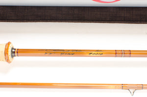 Scott SC 7743 Bamboo Fly Rod 7'7" 3/2 #4 - rod sections with guides and wraps