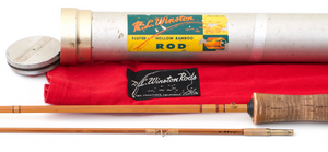 R.L. Winston "Leetle Feller" Bamboo Rod 6' 2/1 #3 - ferrules and tip tops detail