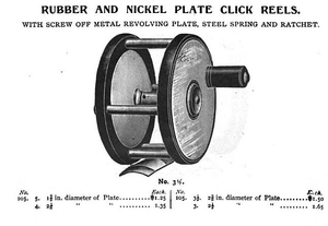 Julius Vom Hofe Size 3 1/2 Platewind Fly Reel