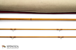 Sweetgrass Bamboo Fly Rod 8' 2/2 #4/5 - rod sections with guides and wraps