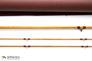 Sweetgrass Penta Bamboo Fly Rod 7'3" 2/2 #4 - ferrules and tip tops detail