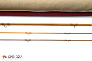 Sweetgrass Bamboo Fly Rod 8' 2/2 #4/5 - rod sections with wraps and hardware