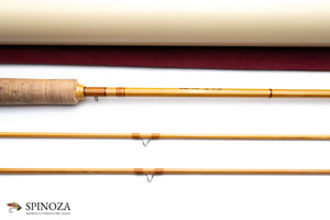 Sweetgrass Octo Bamboo Fly Rod 8' 2/2 #5 - maker signature and rod markings
