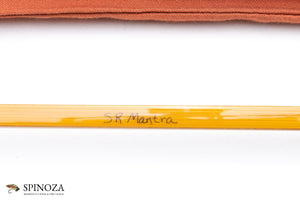 Sweetgrass Mantra Quad Bamboo Fly Rod 7’9” 3/1 #5 - rod sections with guides and wraps