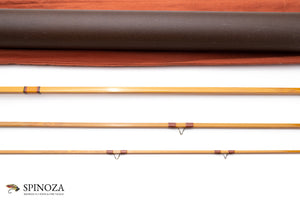 Sweetgrass Mantra Quad Bamboo Fly Rod 7’9” 3/1 #5 - rod sections with wraps and hardware