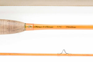 Thomas and Thomas Montana Fly Rod 7' 2/2 #4 - maker's marking and inscription