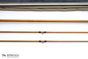Thomas and Thomas Midge Bamboo Fly Rod 7'6" 2/2 #4 - rod sections with wrapping detail