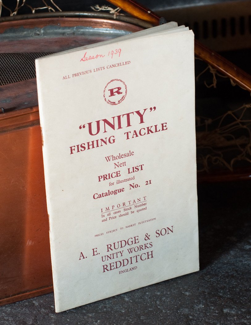 AE Rudge & Son / Unity Works Fishing Tackle Catalogue 1939 