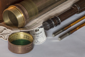 Kusse, Ron - 7'6 2/2 5-6wt bamboo rod with dark walnut grip