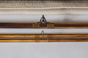 Kusse, Ron - 7'6 2/2 5-6wt bamboo rod with dark walnut grip 