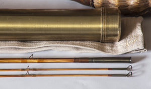 Kusse, Ron - 7'6 2/2 5-6wt bamboo rod with dark walnut grip