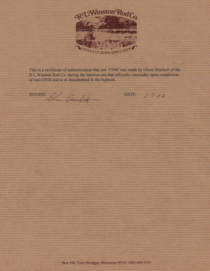 Winston Quad Bamboo Rod 8' 5-6wt 3/2