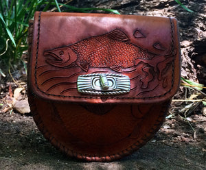 Annie Margarita Leather Reel Case - "Quick"