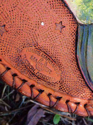 Annie Margarita Leather Reel Case - "Southern Star"