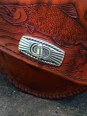 Annie Margarita Leather Reel Case - "Quick"