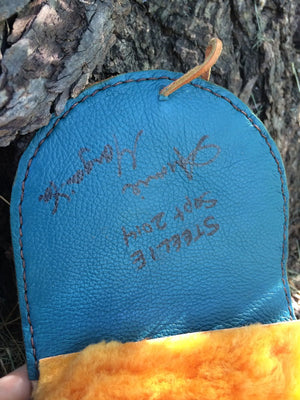 Annie Margarita Leather Reel Case - "Steelie"