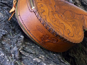 Annie Margarita Leather Rod & Reel Combination Case