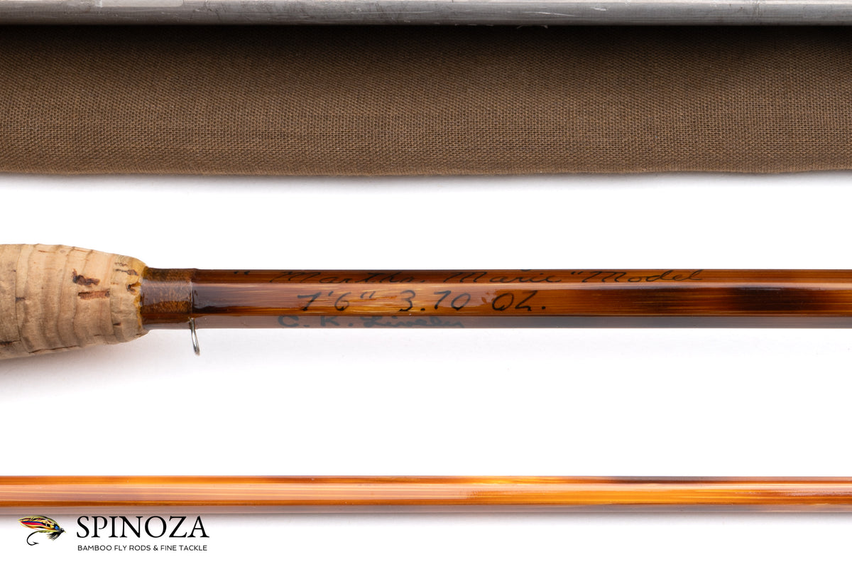 Paul Young Martha Marie Bamboo Fly Rod 7'6" 2/2 #5/6 owned by Chauncy Lively [SALE PENDING]