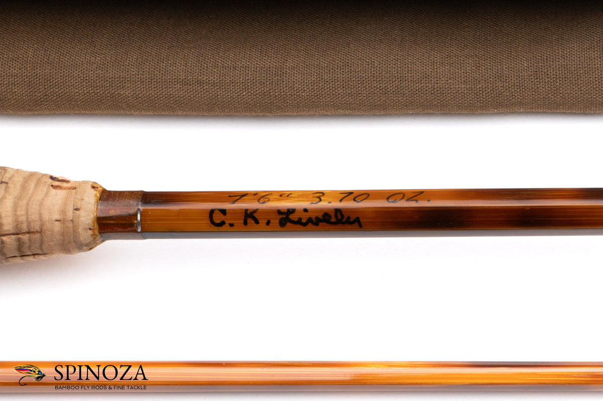 Paul Young Martha Marie Bamboo Fly Rod 7'6" 2/2 #5/6 owned by Chauncy Lively [SALE PENDING]