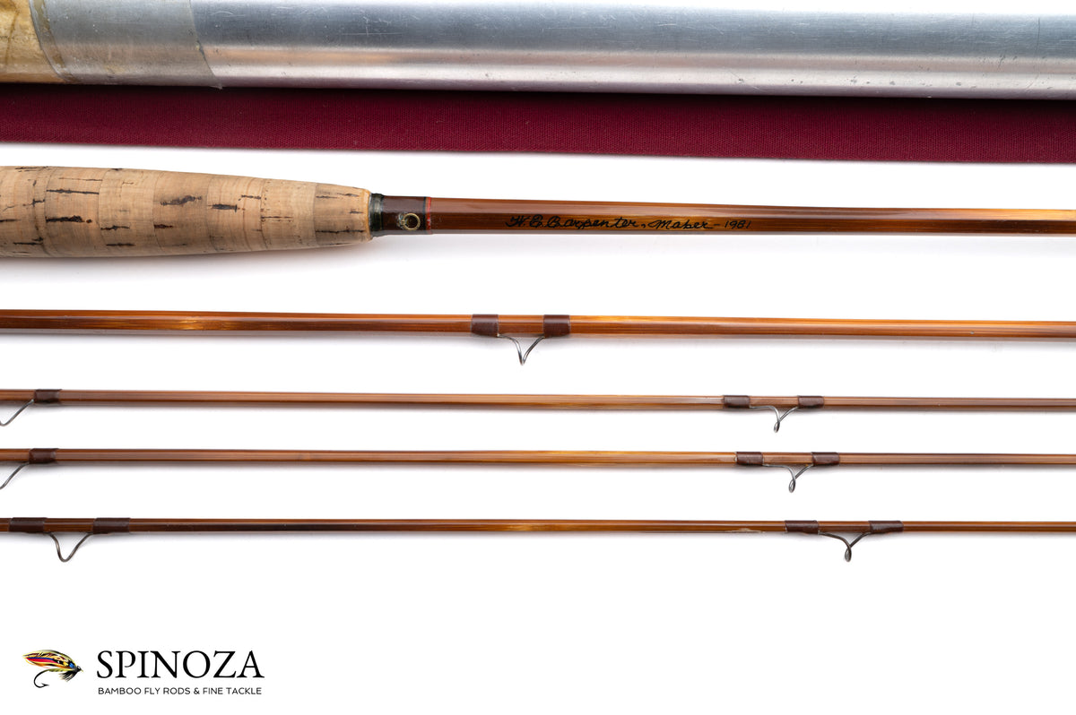 Walt Carpenter Browntone Bamboo Fly Rod 7'6" 3/3 #4/5