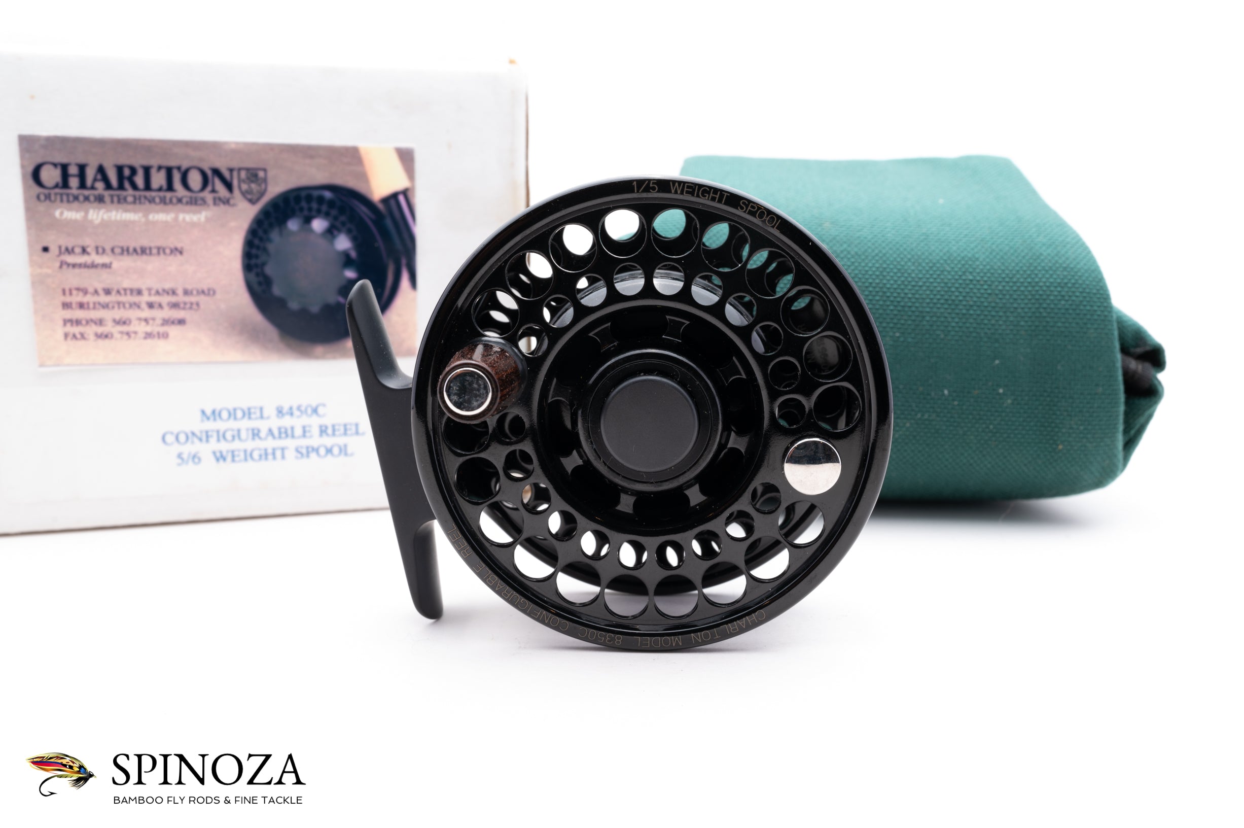 charlton fly reel for sale 8450C with 3/4 Spool Charlton 8350C 1/2wt