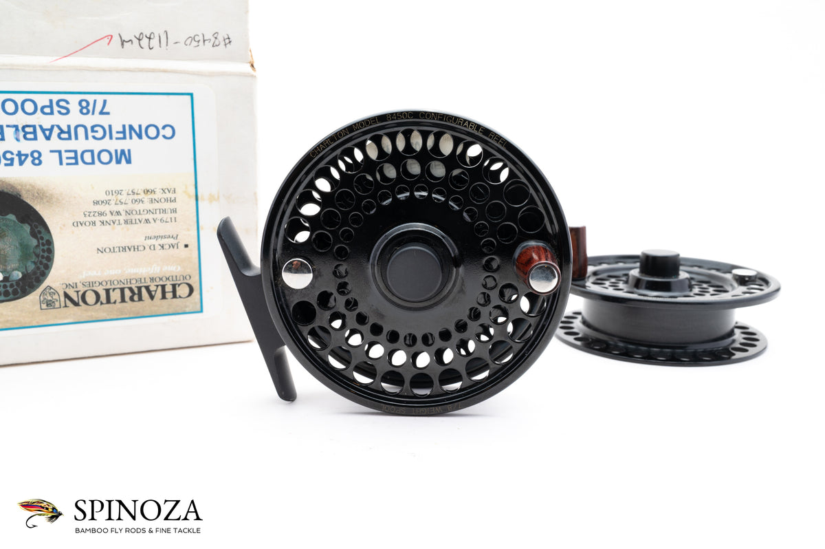 Charlton 8450C Fly Reel with 7/8 spool and 3/4 extra spool
