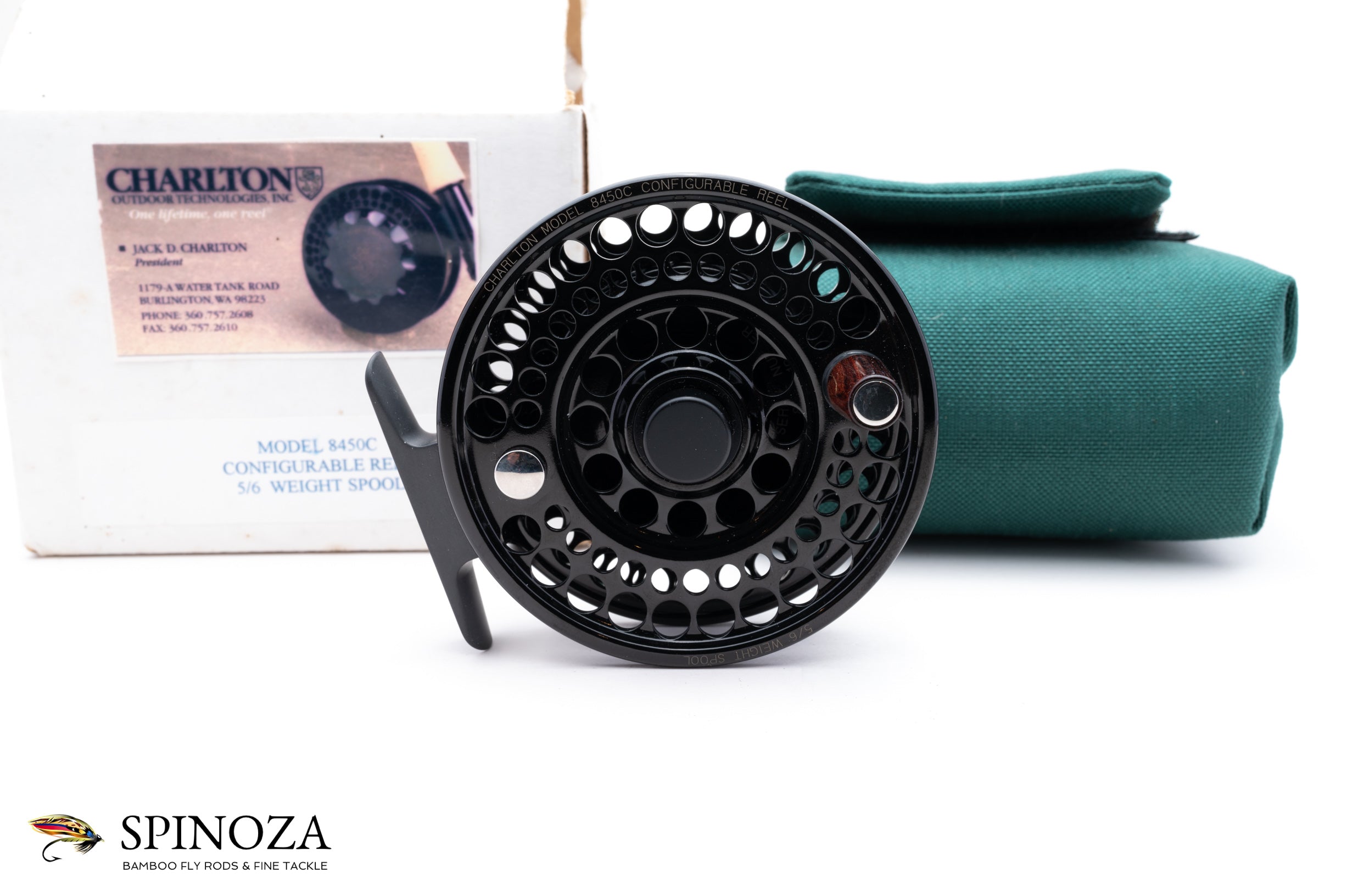 charlton fly reel 8450c with 5/6 spool and Extra 5/6 Spool [SALE PENDI Charlton 8450C Fly Reel with