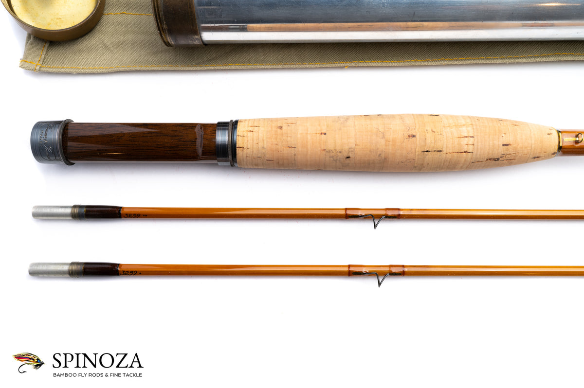 Thomas and Thomas Hendrickson Bamboo Fly Rod 8' 2/2 #5 - grip and reel seat close-up