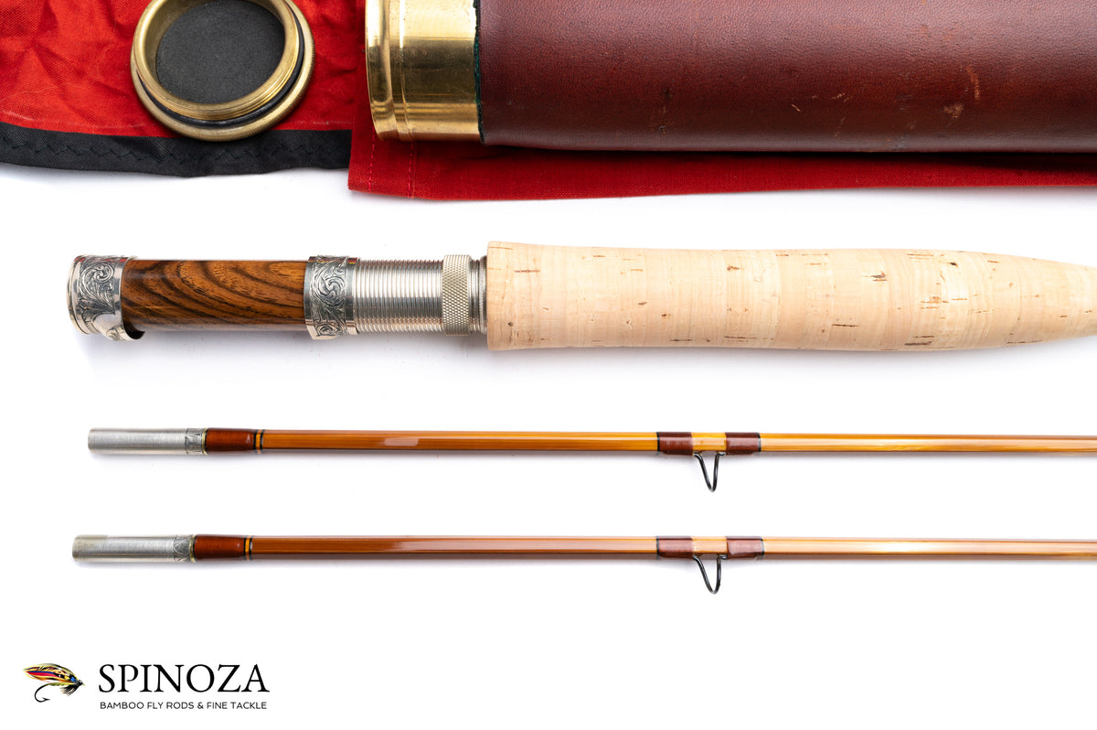 Darryl Whitehead Bamboo Fly Rod 7'9" 2/2 #6 and Saracione Fly Reel 3 1/4" Limited Edition Set