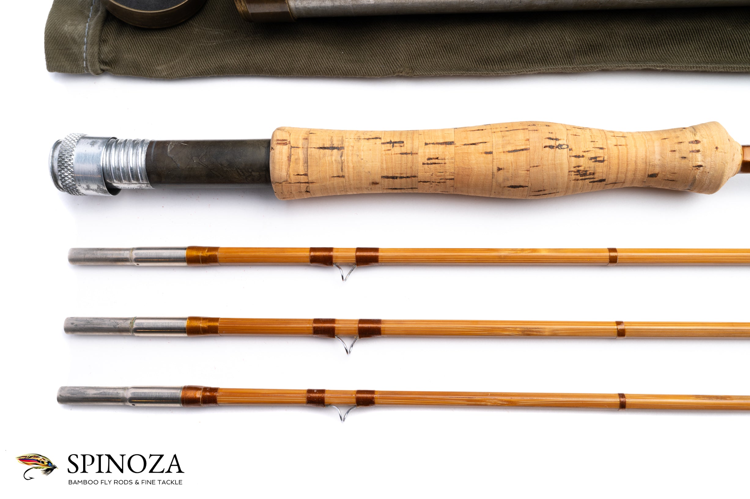 bamboo fly rod fishing 8888 EC Powell Bamboo Fly Rod 9' 2/3 #5
