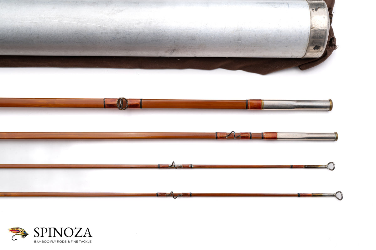 Edwards Quadrate Bamboo Fly Rod 8' 3/2 - ferrules and tip tops detail