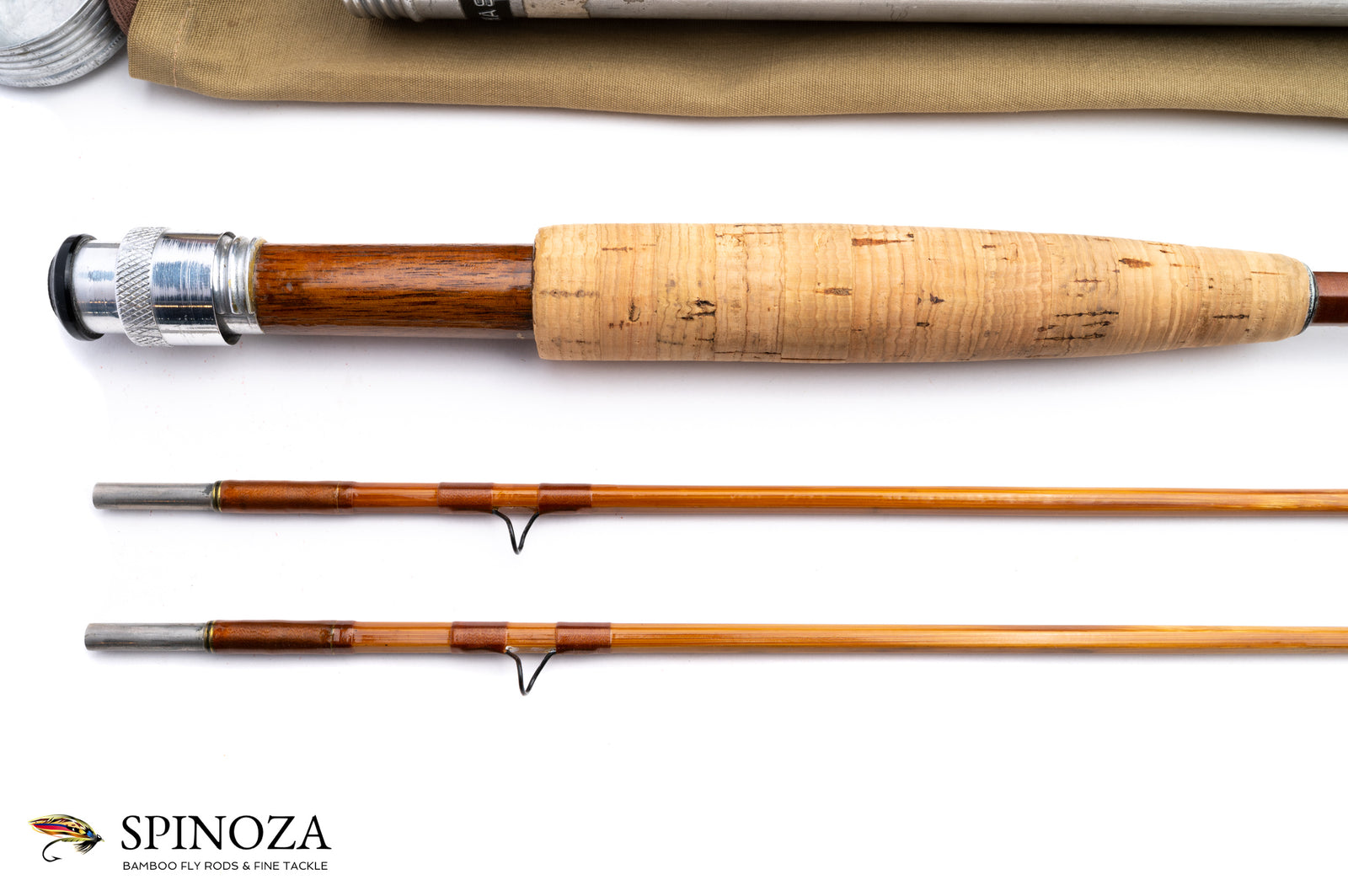 Edwards Charles Daly Para Taper Fly Rod 7'10" 2/2 #5 - handle grip and reel seat detail